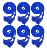 UIALECG 6 Pieces Graduation Cords,Royal Blue Honor Cords,68 Inch