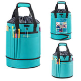 MYBAGZING Expandable Crochet Organizer - Yarn & Crochet Tote with Drawstring Closure - Ideal Gift