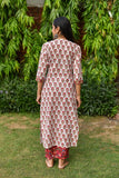 Gosriki Women'S Cotton Blend Straight Printed Kurta With Pant & Dupatta (White-Bone-Gs_Xl_White_X-Large),White,,B0BWFLTX65
