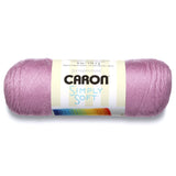 Caron H97COL0005 Simply Soft Collection Yarn, 6oz, Gauge 4 Medium, 100% Acrylic Blackberry Machine Wash & Dry