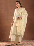 Libas Women'S Chanderi Silk Kurta Set (49442 Cream L