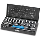 Channellock 34212 1/4 Drive Metric Socket set, 21 Piece