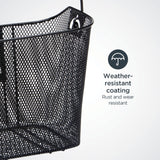 Schwinn Bike Wire Basket, Easy Quick Release Handlebar Mount, Weatherproof, Fits Most Adult Bikes, Bicycle Accessories, Medium,