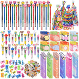 Ulema 24 Pack Cute Cartoon Animal Party Favors,Gifts for Birthday Goodie Bags School Classroom Games Rewards Stationery Set.