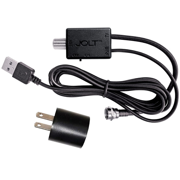 Jolt Switch Usb In-Line Amplifier For Tv Antenna - W/ 6 Ft. Usb Cable ...