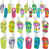 Bucherry 36 Pcs Beach Summer Party Favors Keychain Gifts Bulk Wooden Surfboard Sea Turtle Coconut Tree Christian Religious Key R