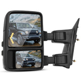 DWVO Towing Mirror Compatible with 2008 2009 2010 2011 2012 2013 2014 2015 2016 Ford F250 F350 F450 F550 Super Duty, Left Driver