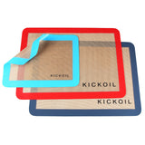 Silicone Baking Mat Large Baking Mat Set of 3-2 Half Sheets 16.5 x 11.6 +1 Quarter Sheet,Reusable Non-Stick Food Safe Bakeware L