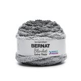 Bernat Blanket Extra Thick Perfect Phasing Coal Yarn - 1 Pack of 21.12oz/598.74g - 100% Polyester - #7 Jumbo - 72 Yards - Chunky