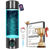 5.0 New Upgraded Hydrogen Water Bottle - Hydrogen Concentration up to 6000 PPB?SGS-Certified Hydrogen Generator? 2025 SPE/PEM Te
