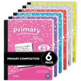 Primary Composition Notebook K2, Primary Ruled Composition Book, Primary Composition Notebook For Kids, 100 Sheets Kindergarten
