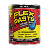Flex Paste, Quart, Black, Waterproof Paintable Putty, Spackle Sealant, Fill Gaps Cracks Holes - Block Out Water and Air - UV Res