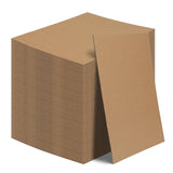 Calenzana 9x12 Browm Corrugated Cardboard Sheets, Flat Card Boards Inserts for Crafts, Packing, Shipping, Moving, Mailing, 100 P