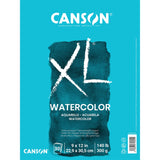 Canson XL Series Watercolor Textured Paper Pad for Paint, Pencil, Ink, Charcoal, Pastel, and Acrylic, Fold Over, 140 Pound,, 9 