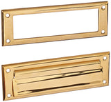 Deltana MS626CR003 8 7/8Inch Mail Slot with Solid Brass Interior Frame