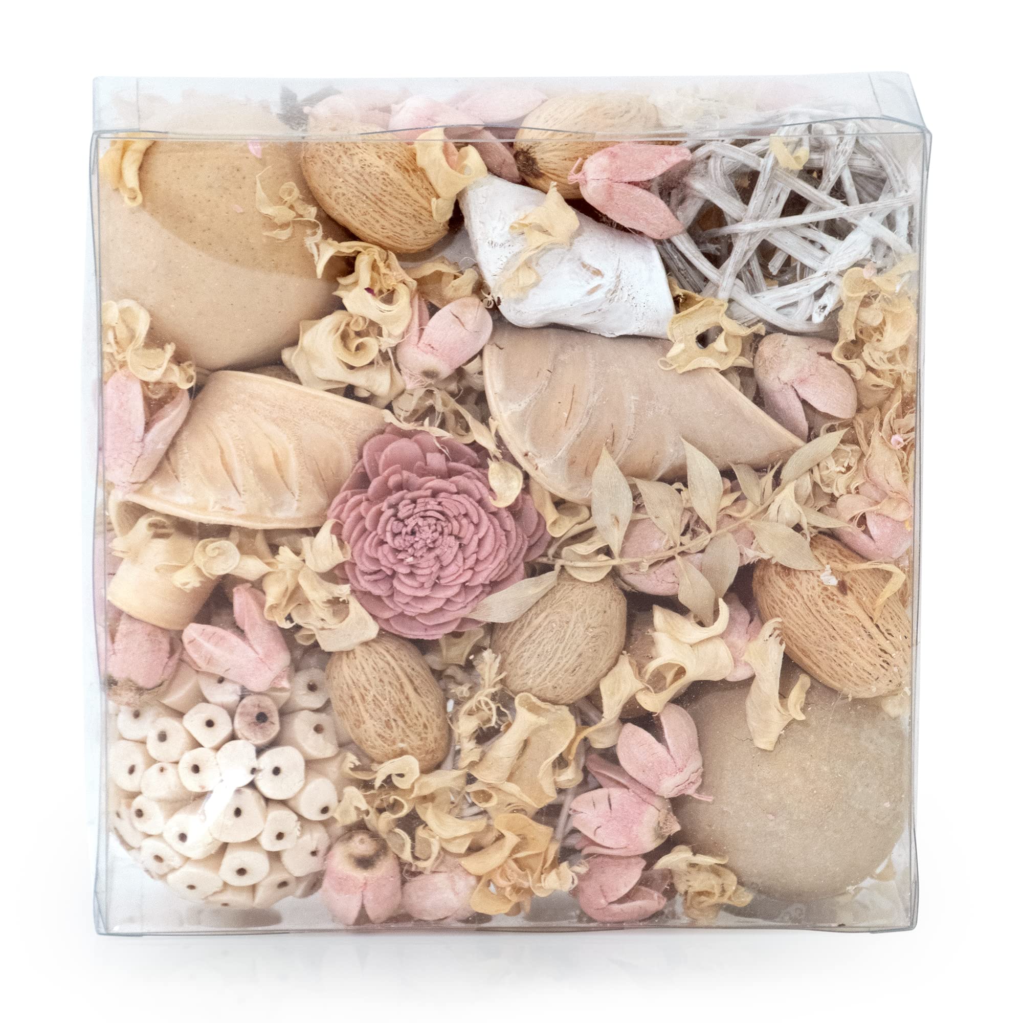 ANDALUCA Maison Box Fragrance Potpourri Decorative Vase & Bowl Filler Home D cor (Pink Jasmine)
