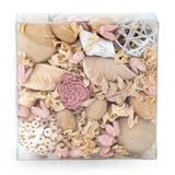 ANDALUCA Maison Box Fragrance Potpourri Decorative Vase & Bowl Filler Home D cor (Pink Jasmine)