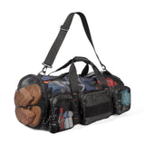 Fitdom 90L Large Mesh Duffle Bag for Scuba Dive or Snorkel Equipment. Best for Water Sports & Beach Activities like Swimming, Di