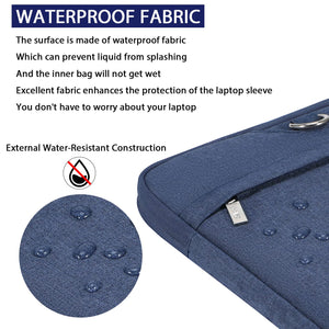 V Voova Laptop Bag 15.6 inch with Shoulder Strap & Handle, Waterproof Laptop Case Sleeve Compatible with 15-16  MacBook Air/Pro