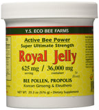 Fresh Royal Jelly + Bee Pollen, Propolis, Ginseng, Honey Mix 36,000mg Y.S. Org 20.3 oz