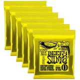 Ernie Ball 2627 Beefy Slinky 1154 (6 Pack Bundle)