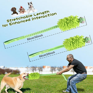 Dog Puppy Toys Dog Squeak Toys Plush Dog Toy with Dog Ropes Knots for Fun and Teeth Cleaning,Tug of War Toys, Puppy Chew Toys, D