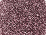 Seed Beads Size:11/0 50 gr / 1.76 oz (Dark Brown Silver Lined)