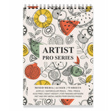 Paper Plane design Spiral Bound Artists Sketch Drawing Book, A4 Size, 75 Pages, 160 GSM