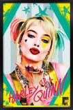 Trends International DC Comics Movie - Birds of Prey - Harley Quinn - Kiss Wall Poster, 14.725 x 22.375, Black Framed Version