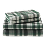 Woolrich Cotton Sheet Set Cottage Charms Print, 100% Cotton Flannel Sheets Warm & Fuzzy Bedding Set King Size Sheets, Fitted Poc