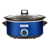 Brentwood Sc-157N Slow Cooker, 7 Quarts, Navy Blue
