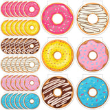 Chinco 48 Pack Donut Party Favors Kawaii Mini Donut Notebook Kids Cute Sweet Donut Notepads Or Birthday Supplies Donut Gift Bag 