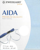 Wizardi Fein-Aida 18 ct. 3793/503 Sky Blue. Needlework Canvas, Cross-Stitch Fabric, Embroidery Cloth, Needlepoint Canvas. 100% C