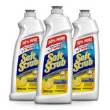 Soft Scrub All Purpose Surface Cleanser, Lemon, 36 Ounce (Pack of 3)