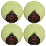 JubileeYarn Mohair Elixir Yarn - 50g/Skein Baby Wool Blend - Absinthe - 4 Balls