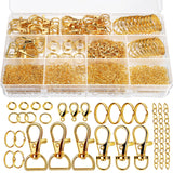 Teenitor 524PCS Key Chain Making Kit, Keychain Making Supplies Keychain Craft Supplies Key Chain Clips, Lanyard Snap Hooks, Key 