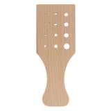 The Beadsmith Deluxe Wire Chain Drawplate, 6 x 2.25, Wooden, with handle, 12 holes diameter range 1 7mm, smooth, shape and 