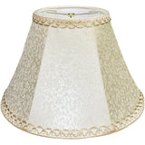 Tootoo Star Brown Large Drum Lamp Shade for Chandeliers Floor Light and Table Lamp,12x16x11 Spider,Fabric Natural Linen Hand Cra