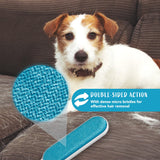 Lint Brush and Pet Hair Remover for Laundry, Clothes, Couches, Car Seats, Furniture and Fabric. Reusable Dog and Cat Fur Wizard