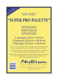 Masterson StaWet SuperPro Palette Sponge Refill 3 Pack