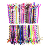 Braided Elastic Hair Ties Hair Ropes Rubber Bands Ponytail Holder Thick Thin Hair Scrunchies Accessories for Women Girls (Random
