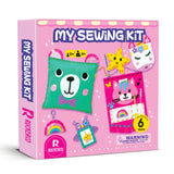 My First Sewing Kit for Beginners Kids Children's Arts and Crafts, 6 Easy DIY Projects of Stuffed Animals and Pillows Craft for 