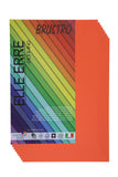 Brustro Elle Erre Coloured Card Stock Craft Paper A4 Size 220 Gsm Aragosta Colour,Pack Of 9 Sheets.Orange-Red Shade|Ideal For Sc