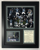 Legends Never Die Philadelphia Eagles Super Bowl 52 NFL Champions Collectible | Framed Photo Collage Wall Art Decor - 12x15, (11