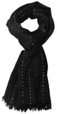 Aimee WomenS Simple Sober Viscose Scarf (Black)