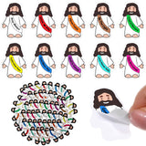 Bememo 200 Pcs Jesus Stickers Little Jesus Original Design Christian Religious Stickers for Sunday School, Church, Vacation Bibl