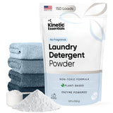 Kinetic Essentials PlantBased Enzyme Laundry Detergent Powder 150 Loads