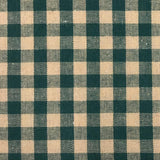 Timber Green Plaid Homespun Fabric, 1/3 Check 130GSM Cotton Blend, 57 Wide x 1 Yard Pre-Cut