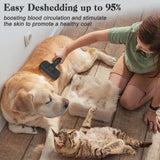 Swihauk Self Cleaning Slicker Brush for Dogs & Cats - Skin Friendly Deshedding and Grooming Brush for Haired Pets, Pet Supplies