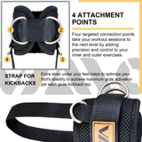 VAIIO Ankle Straps for Cable Machines,Adjustable Comfort fit Neoprene, Reinforce Double D-Ring - Premium Ankle Cuffs to Improve